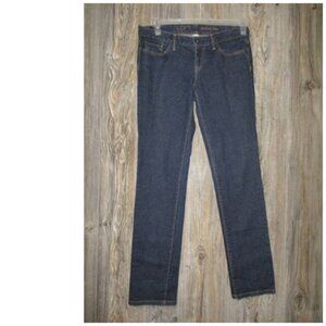 Loft Modern Slim Dark Wash Denim Jeans Size 4 Msre 32x30.75